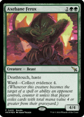 Axebane Ferox - Foil - Bundle Promo